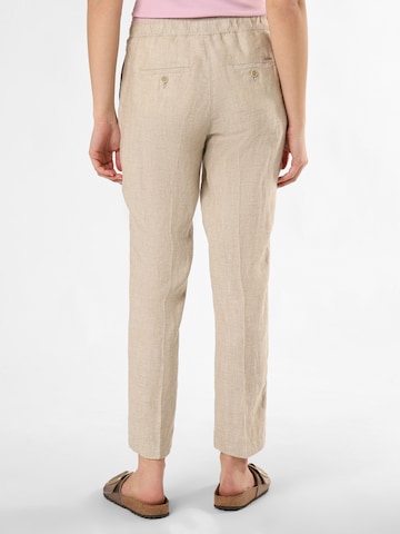 BRAX Slim fit Pleat-Front Pants 'Maron' in Beige