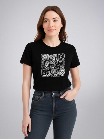 LEAFLETIC Shirt 'Leafletic Women’s Short Sleeve T-Shirt'‌‌‌‌ in Schwarz