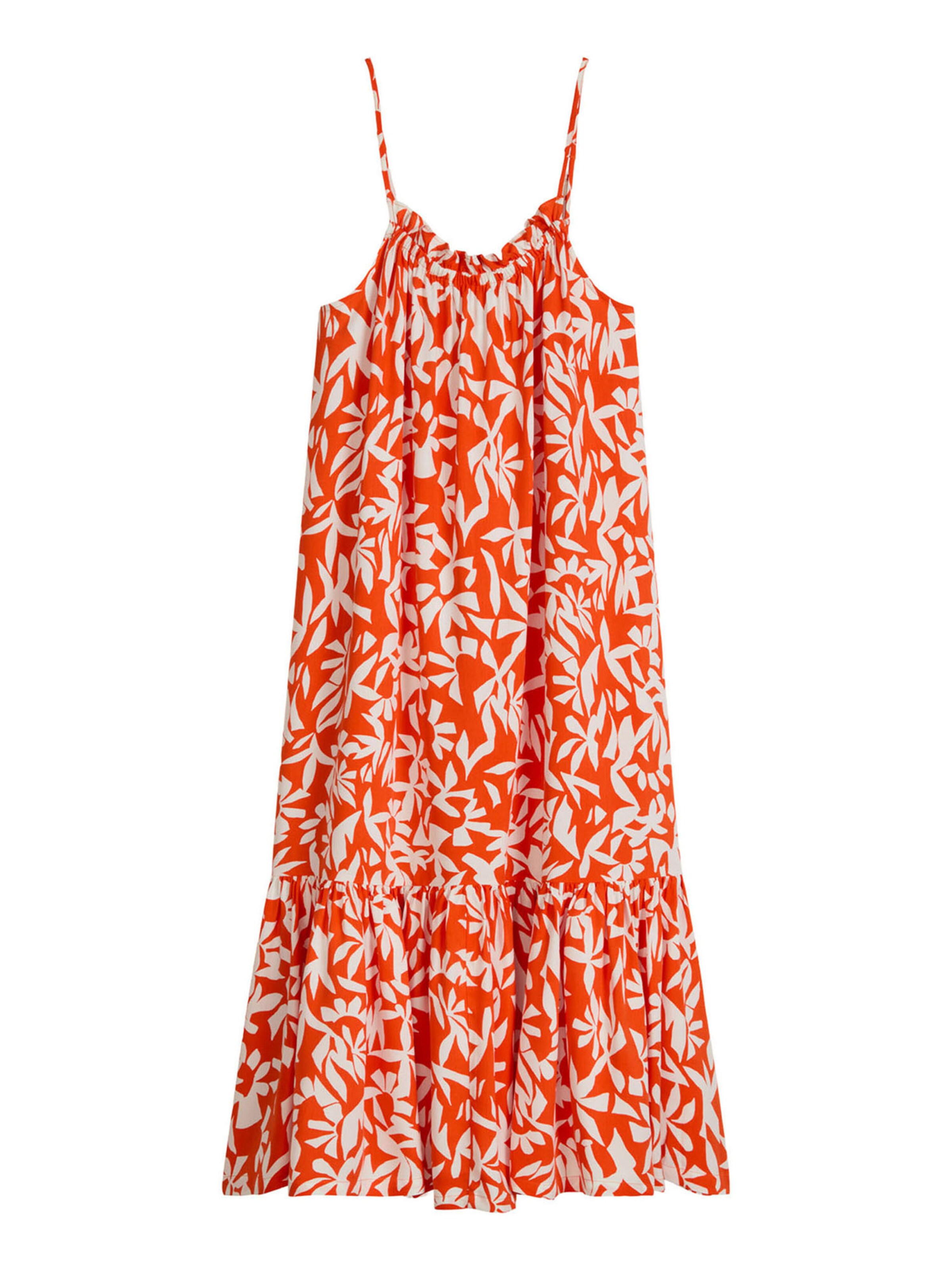 Marc O'Polo Strandkleid ' Firecracker Floral ' in Orange: Vorderseite