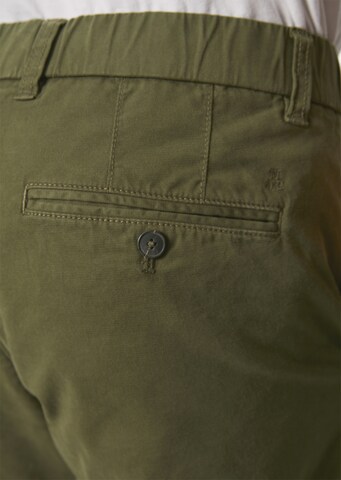 Marc O'Polo Tapered Chinobyxa 'Osby' i grön