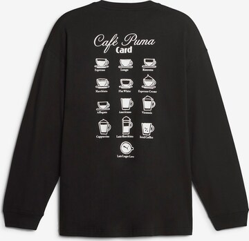 PUMA Тениска 'CLASSICS CAFE' в черно