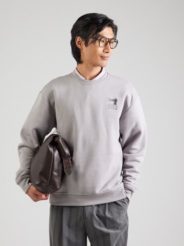 Bluză de molton de la SCOTCH & SODA pe gri: față