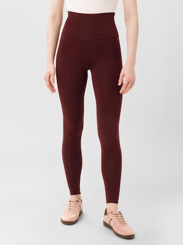 Les Lunes Skinny Leggings 'Luna' in Brown: front