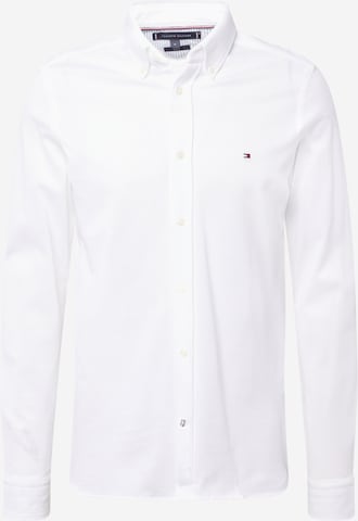 TOMMY HILFIGER Slim Fit Skjorte i hvit: forside