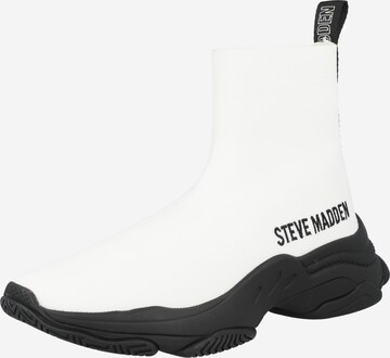 Baskets hautes 'MASTER' STEVE MADDEN en blanc : devant