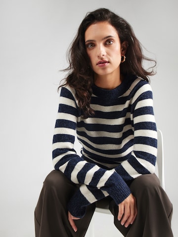 VERO MODA Svetr – modrá: přední strana