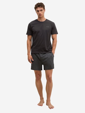 Marc O'Polo Pyjama kort ' Shorty Classic ' in Zwart: voorkant