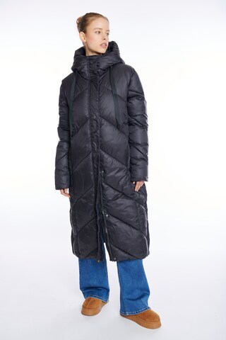 Hailys Wintermantel in Blau