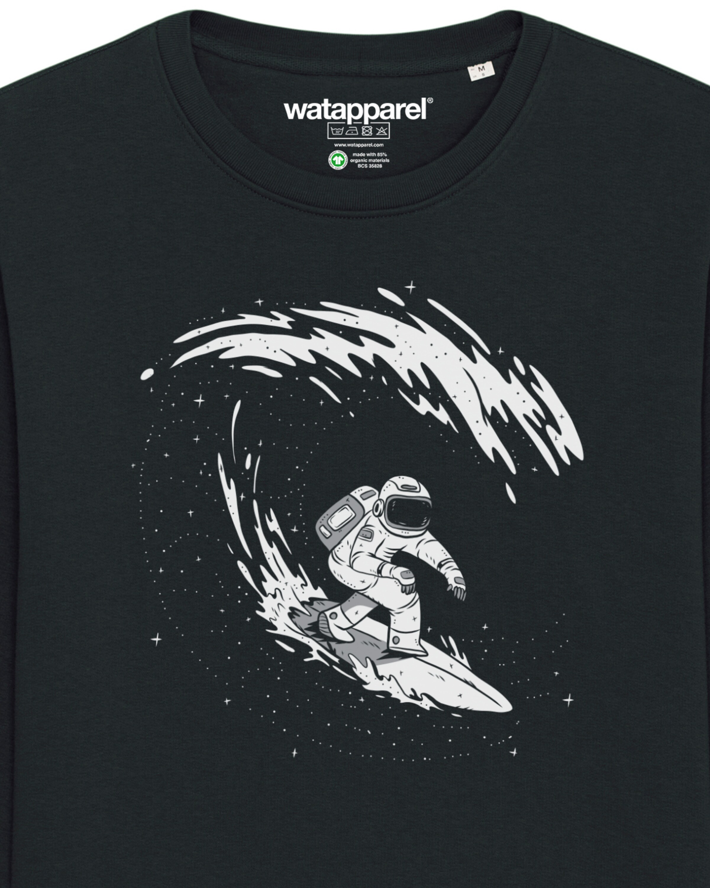 Watapparel Sweatshirt in Schwarz