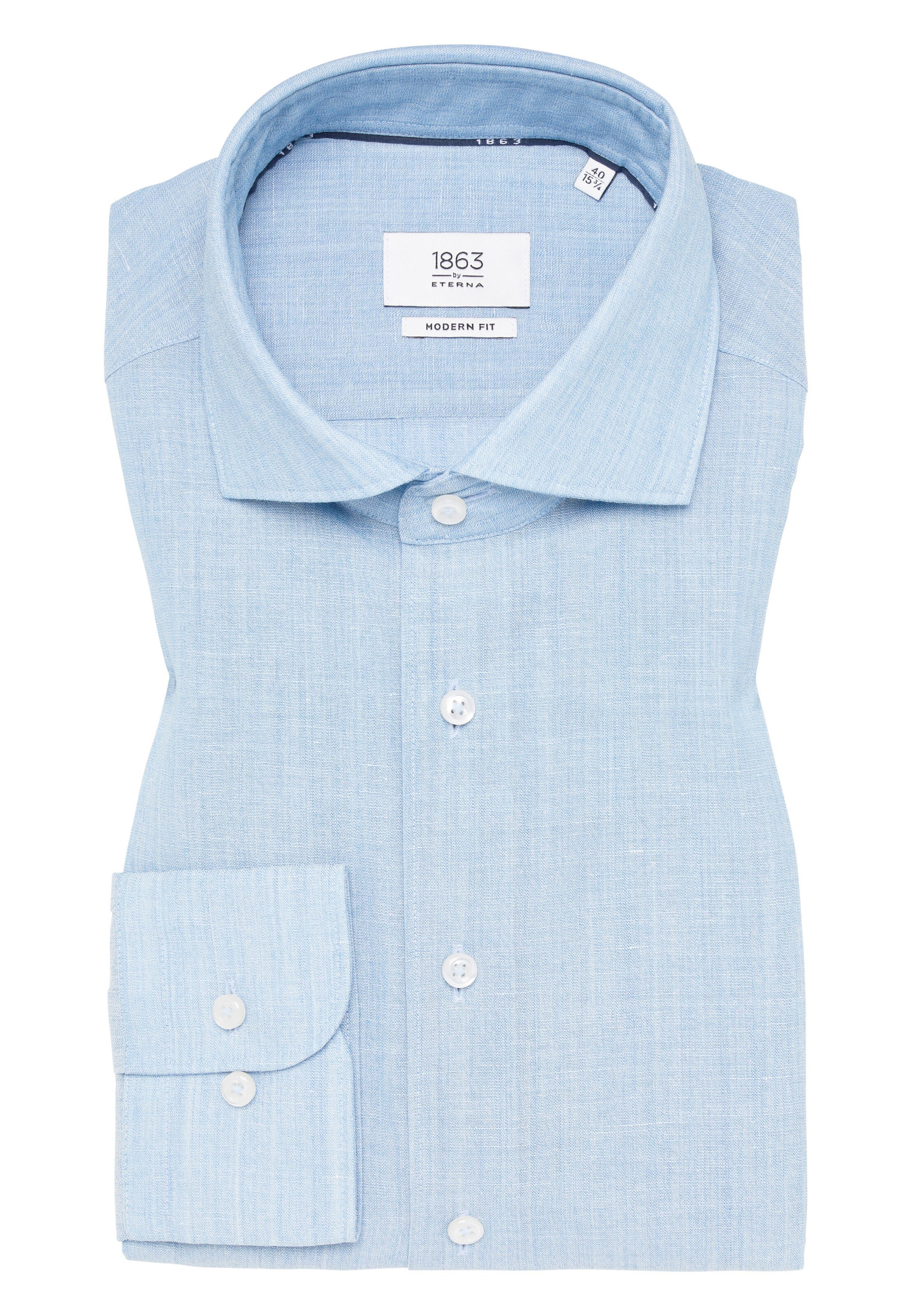 ETERNA Regular Fit Hemd in Blau