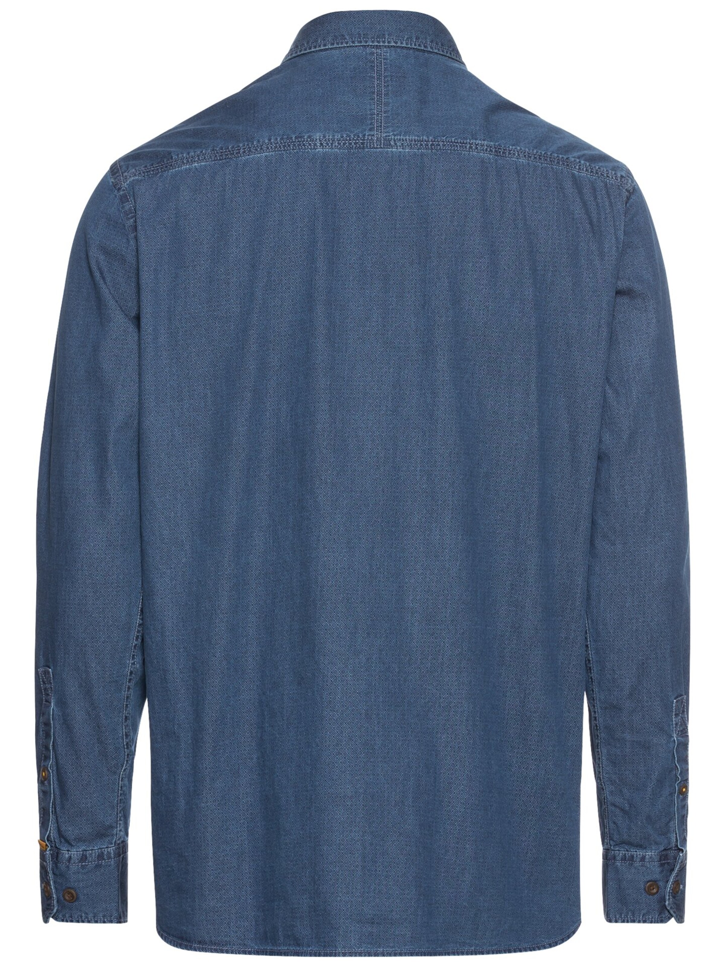 CAMEL ACTIVE Slim Fit Hemd in Blau