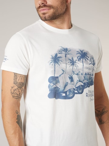 T-Shirt 'Lambrate' Deeluxe en blanc