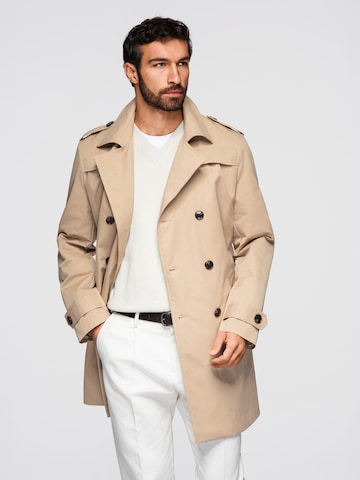 Ombre Between-Seasons Coat in Beige