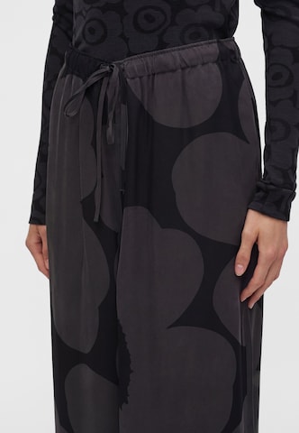 Marimekko Wide leg Broek 'KAAKKOIS' in Grijs