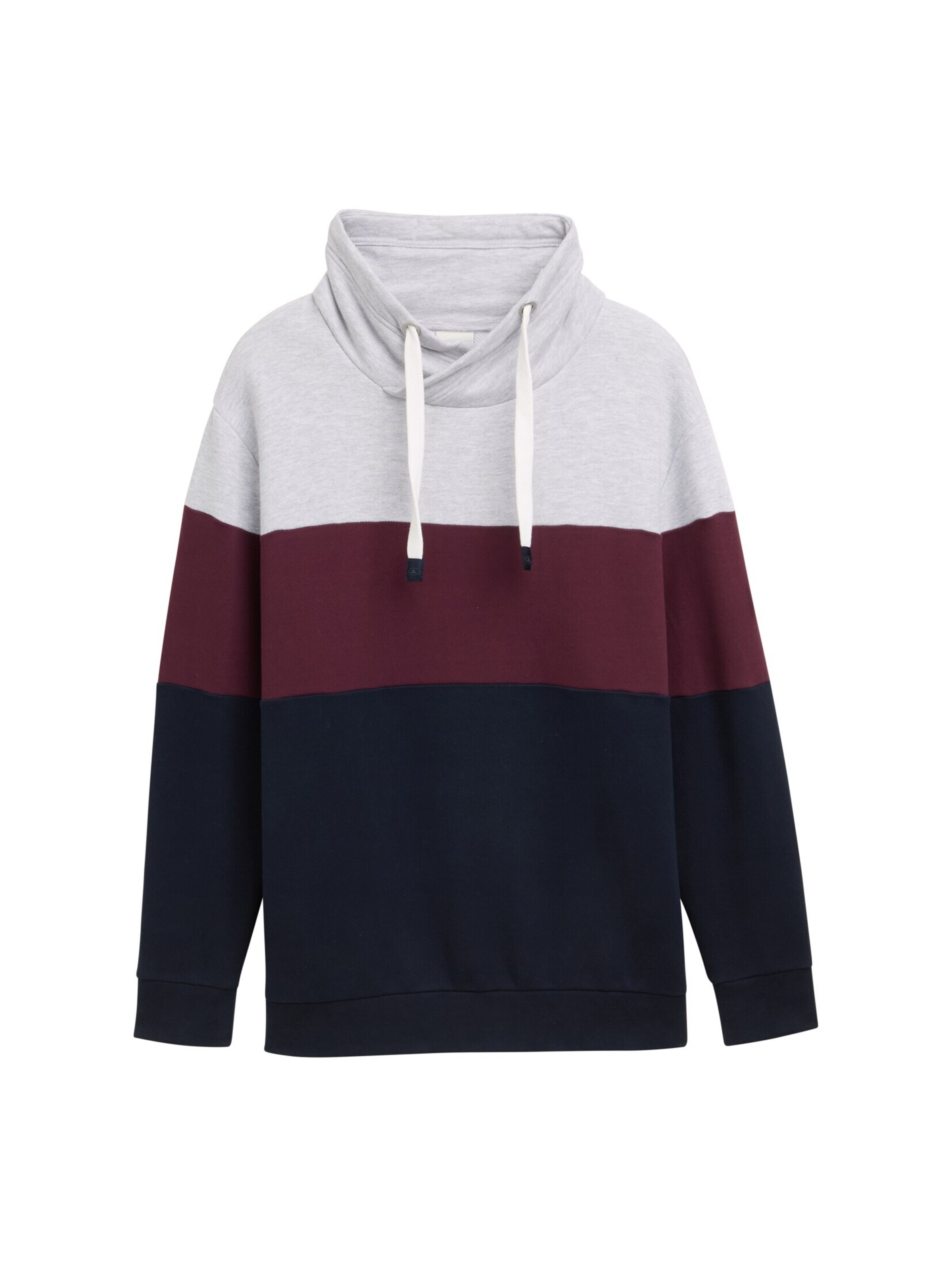 TOM TAILOR Men + Sweatshirt in Gemengde kleuren: voorkant
