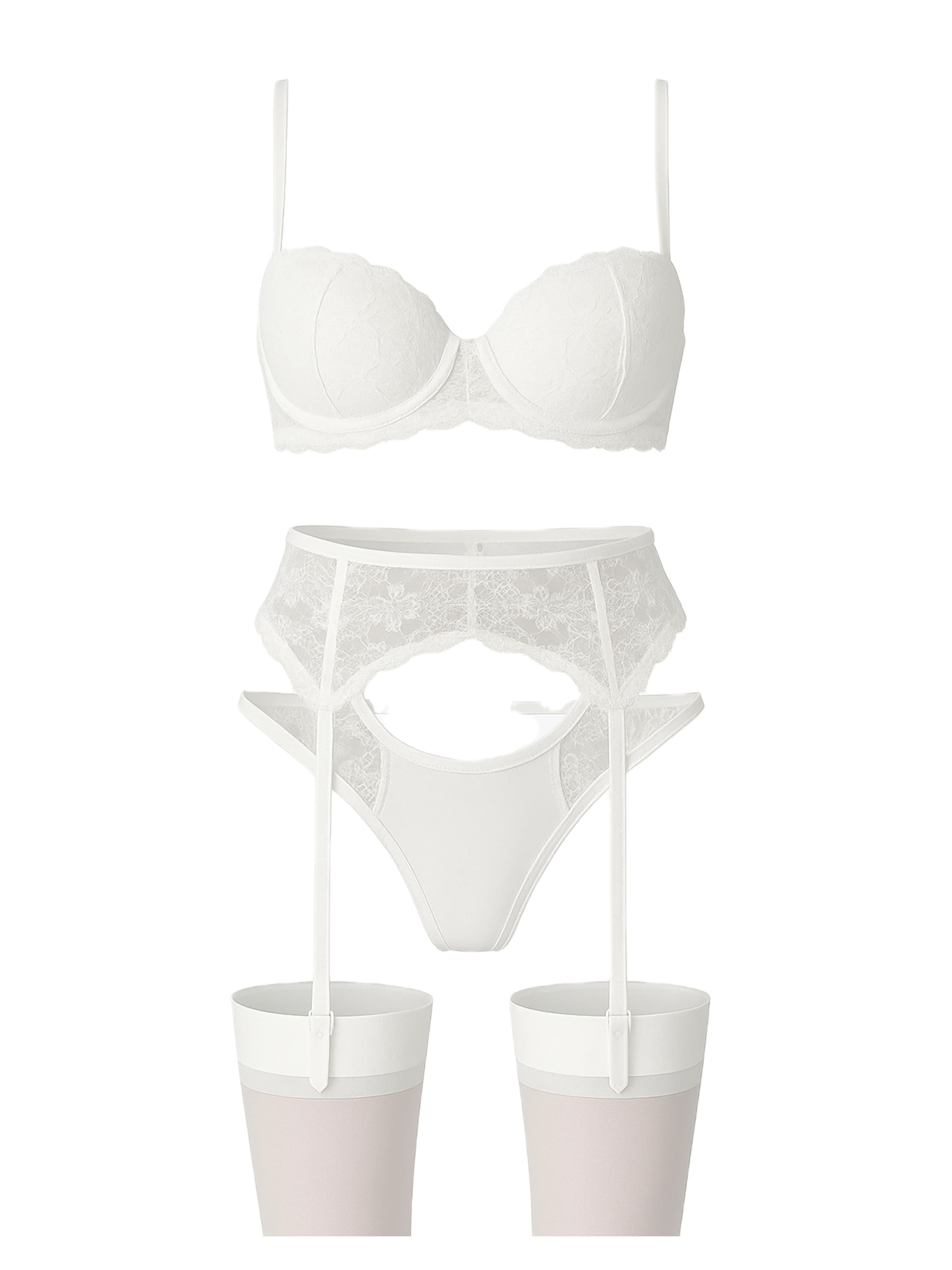 C&City Balconette Underwear sets in Beige: front