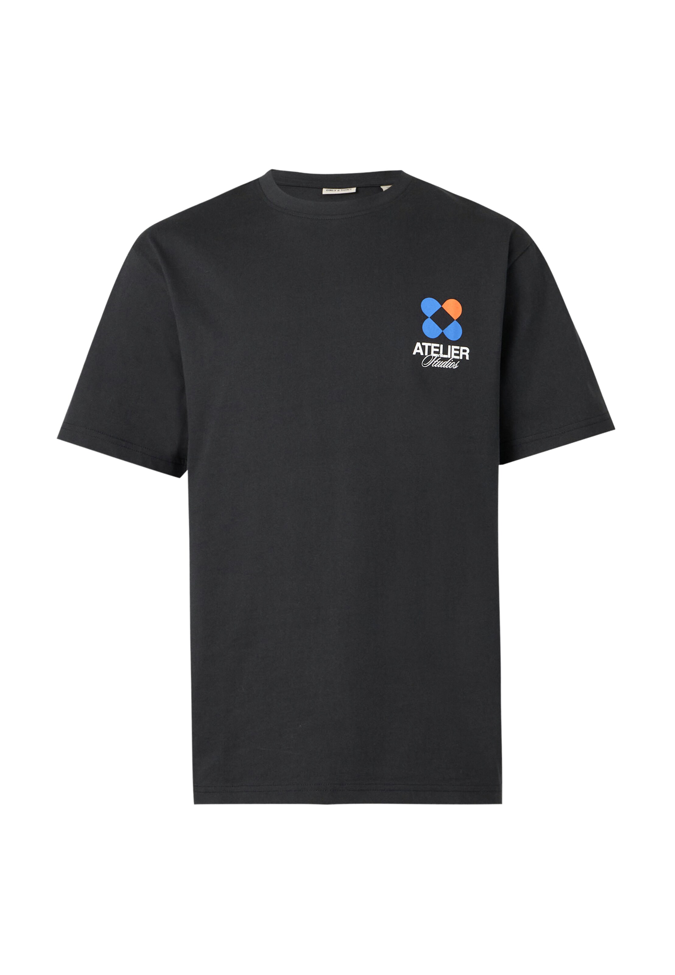 Only & Sons - Camiseta 'ONSFRED' en negro: frente
