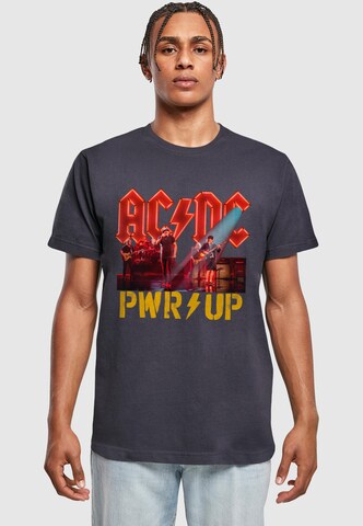 Merchcode Μπλουζάκι 'ACDC - PWRUP Stage Lights' σε μπλε: μπροστά