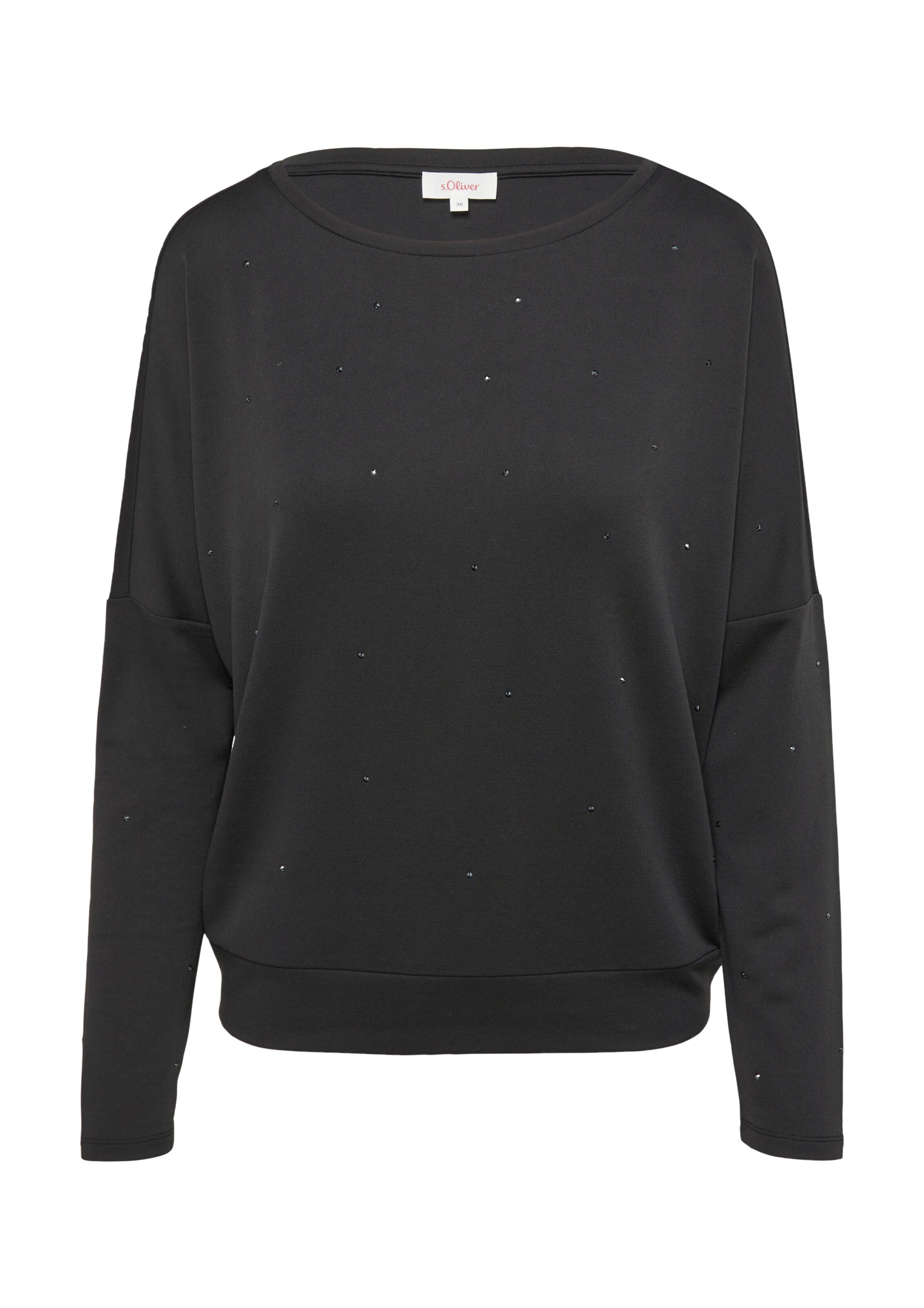 T-shirt s.Oliver en noir : devant