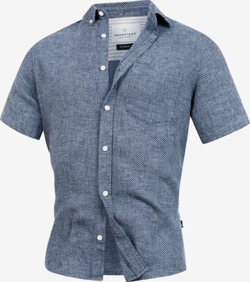 Kronstadt Button Up Shirt in Blue: front