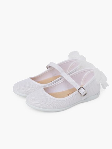 Ballerines Pisamonas en blanc