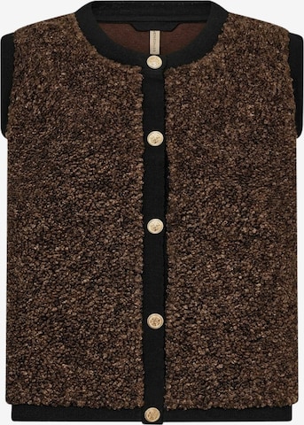 Soyaconcept - Colete ' SC-BESSIE ' em castanho: frente