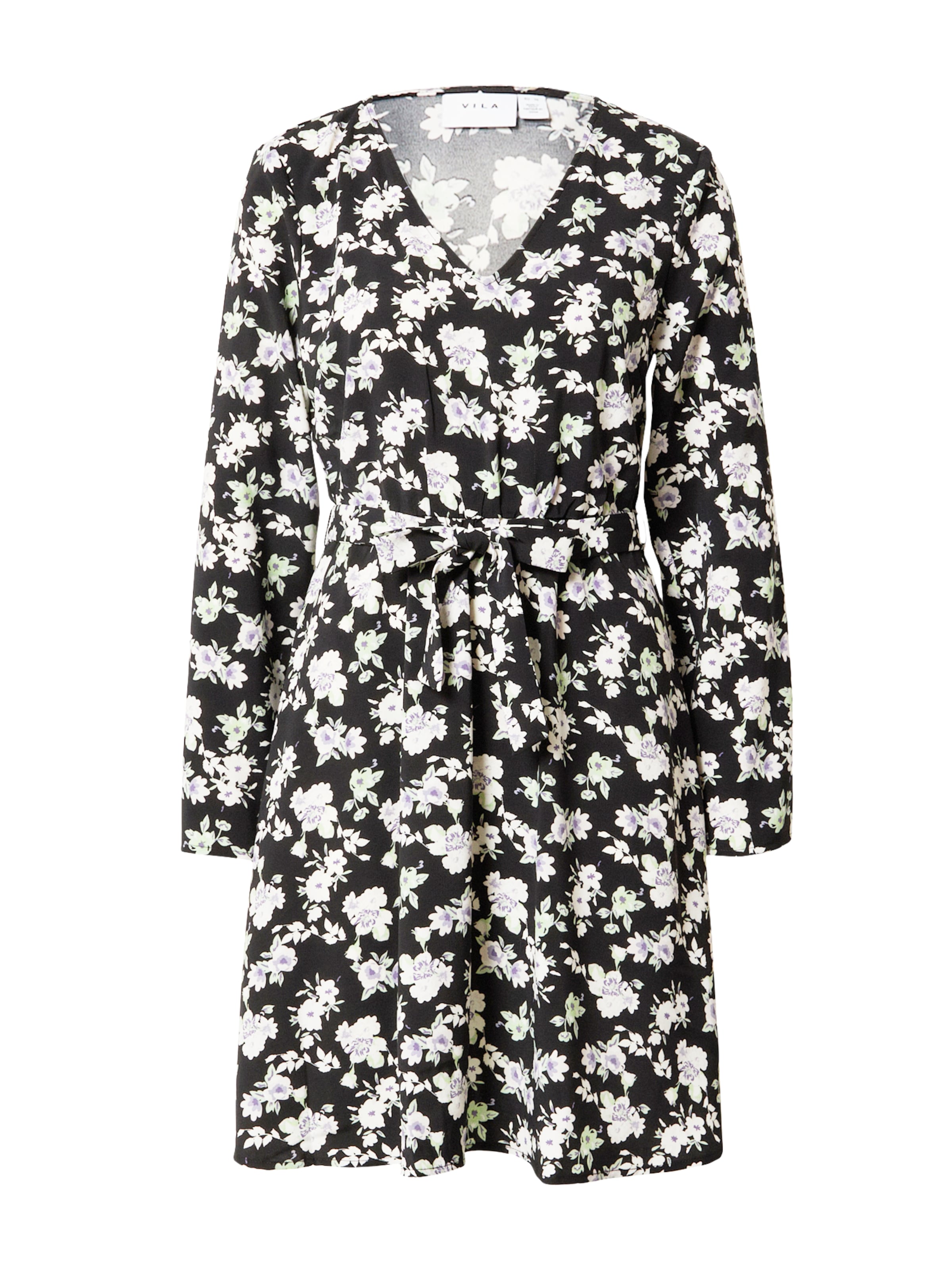 VILA Kleit 'KRISTINA', värv must: eest vaates