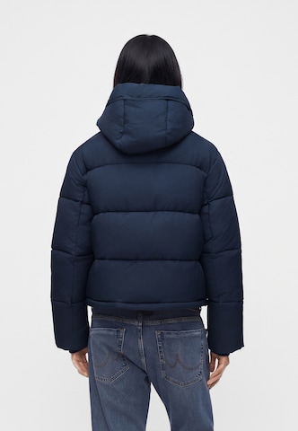 Tommy Jeans Winterjas in Blauw
