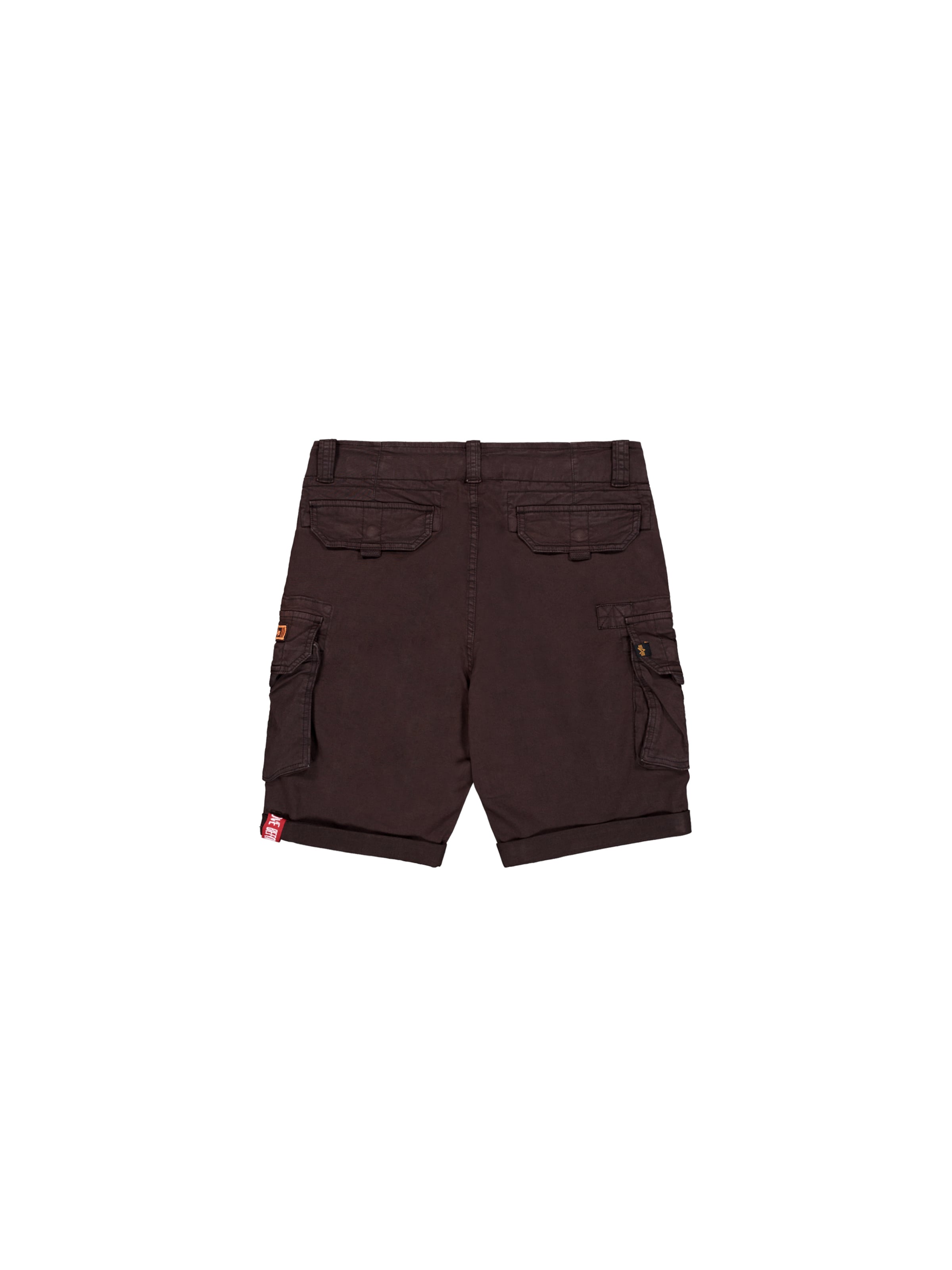 ALPHA INDUSTRIES Slimfit Cargobroek in Bruin