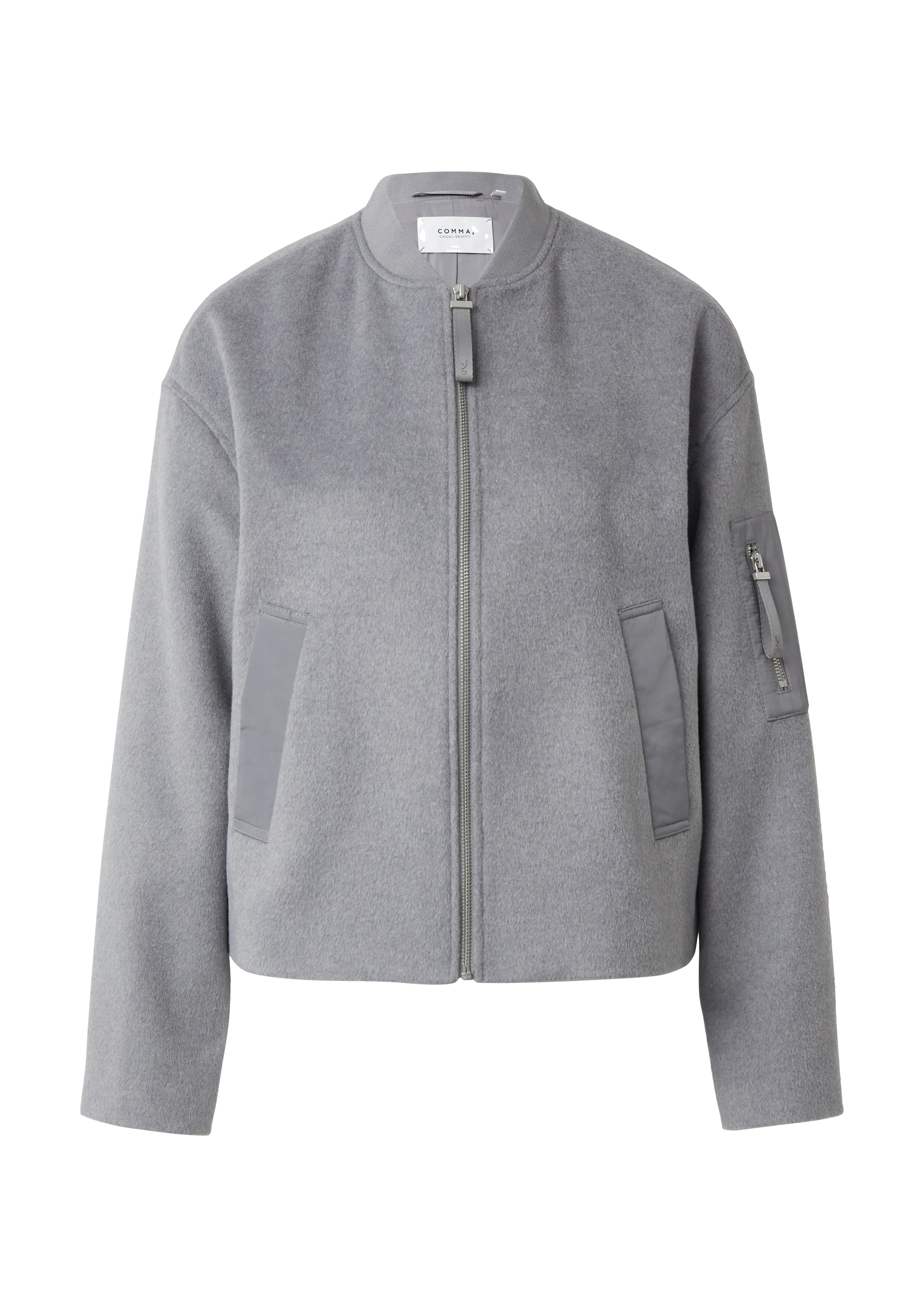 comma casual identity Jacke in grau, Produktansicht