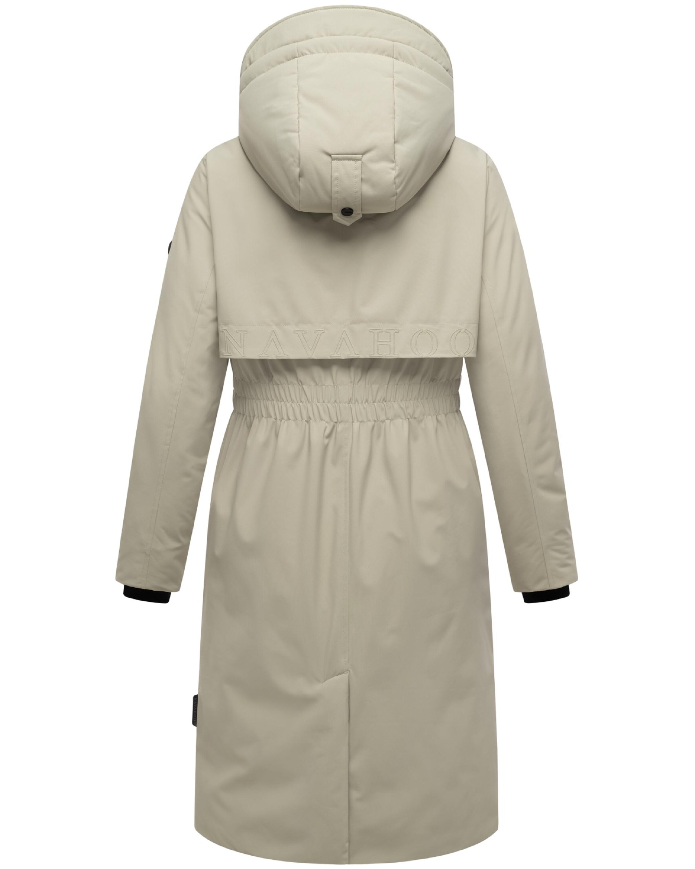NAVAHOO Wintermantel 'Eismelodie 14' in Grijs