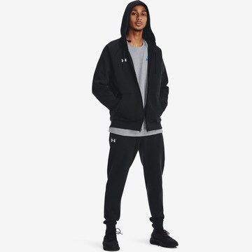 UNDER ARMOUR Sportsweatjacke 'Rival' in Schwarz