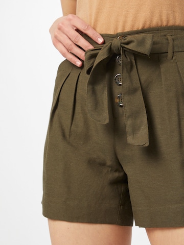 ONLY Loose fit Pleat-Front Pants 'Viva' in Green