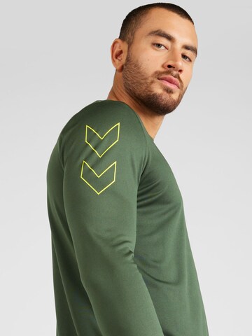 Hummel - Camiseta térmica 'Topaz' en verde