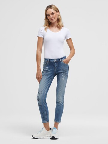 Soccx Slimfit Jeans Slim Fit in Blau