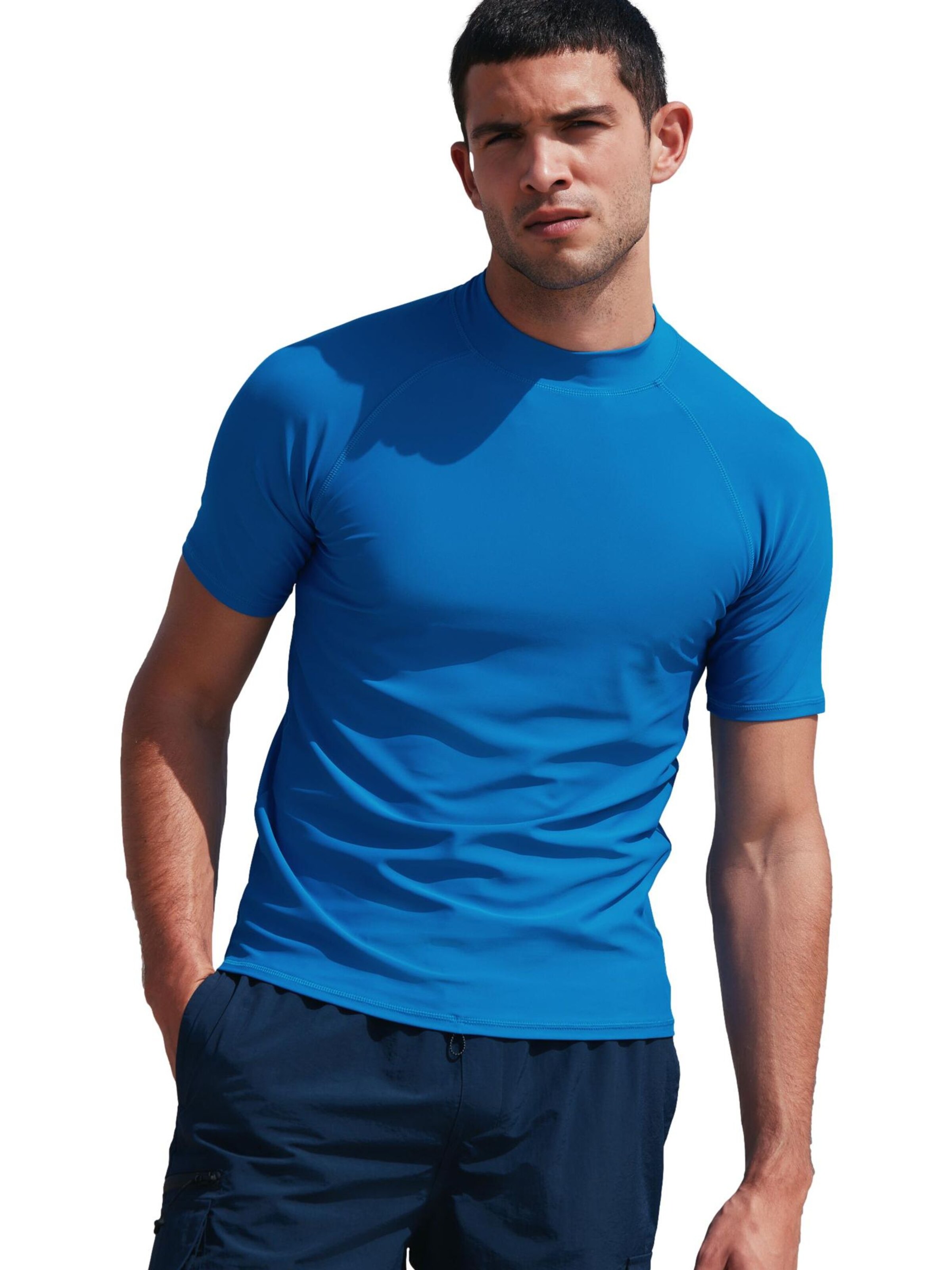 Next Funktsionaalne särk 'Active Rashguard', värv sinine: eest vaates