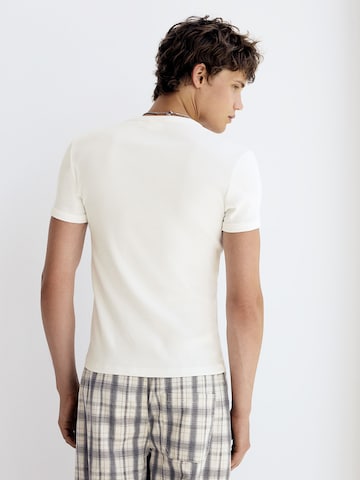 Bershka Shirt in White