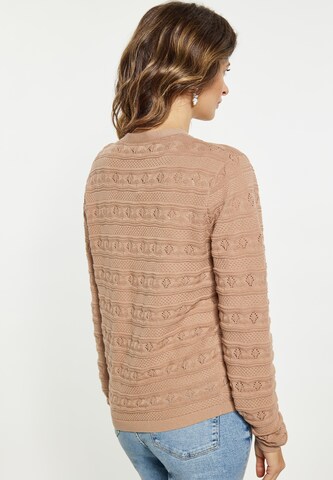 Cardigan Usha en marron