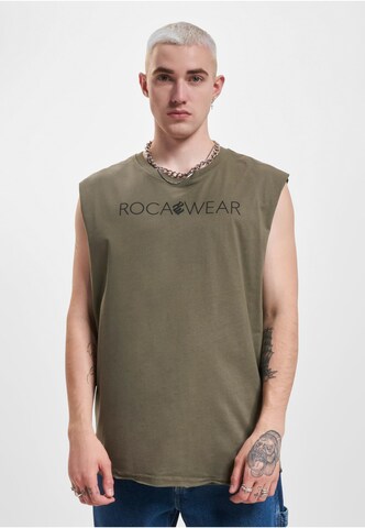 T-Shirt 'NextOne ' ROCAWEAR en vert : devant