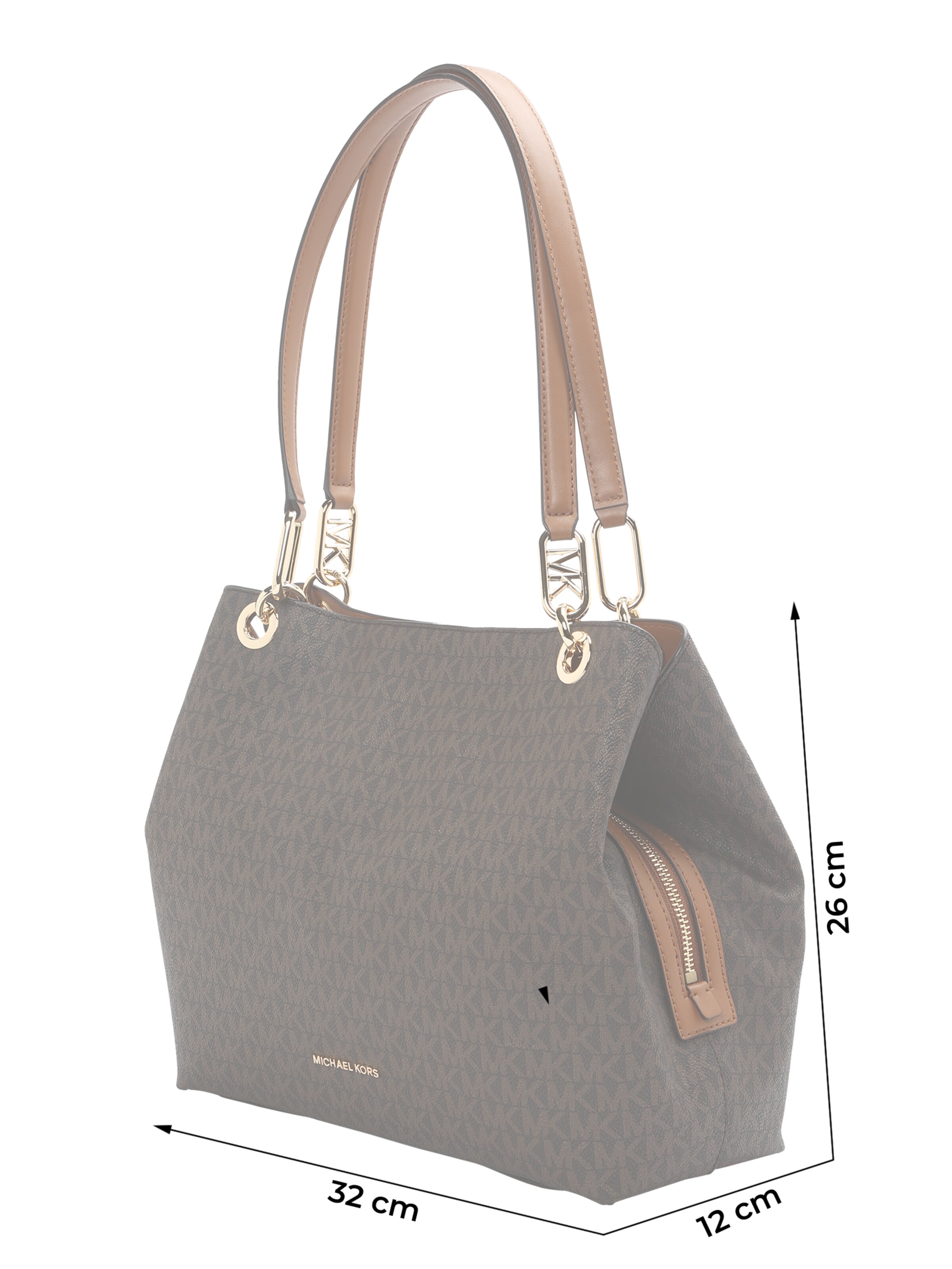 Borsa a spalla di MICHAEL Michael Kors in marrone