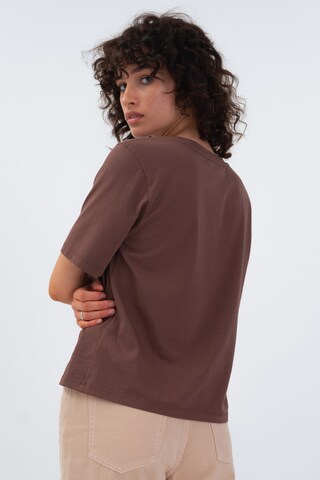 Aligne T-shirt 'Fino' i brun