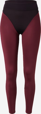 Skinny Pantaloni sportivi 'Jane Fig' di Hey Honey in rosso: frontale