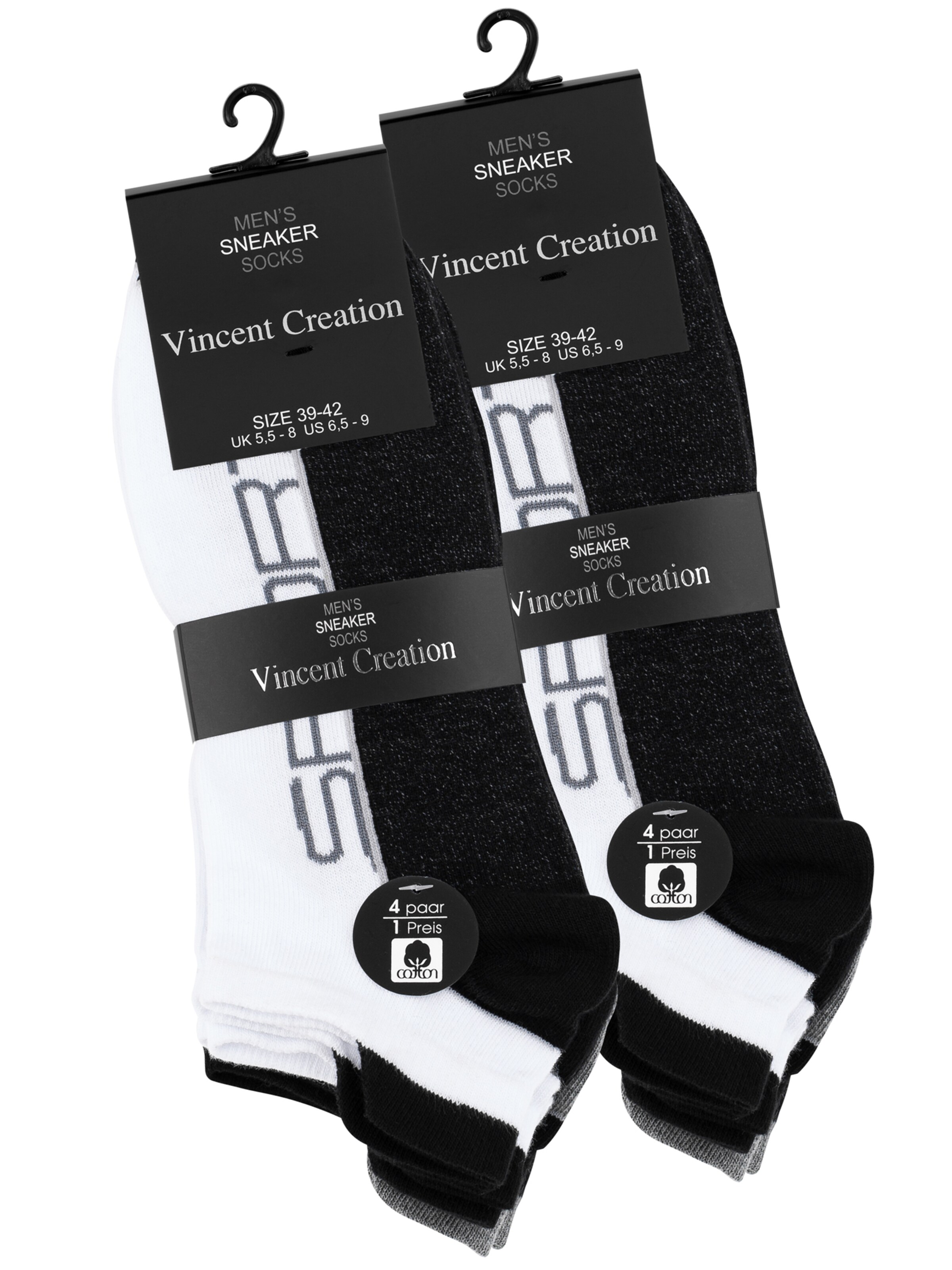 Vincent Creation - Meias curtas em preto