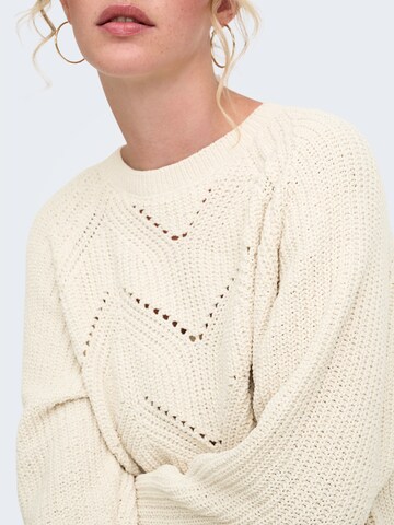 ONLY Sweater 'ONLSLOBE' in Beige: front