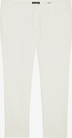 Coupe slim Pantalon chino Marc O'Polo en blanc : devant