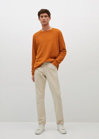 MANGO MAN Sweater in Orange