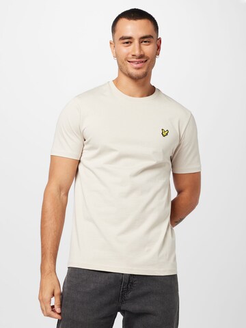 Lyle & Scott Tričko – béžová: přední strana