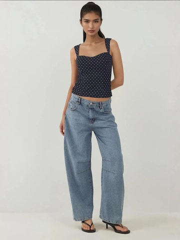 Hiccup Top in Blau
