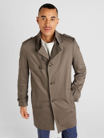 DRYKORN Between-Seasons Coat 'SKOPJE' in Brown: front