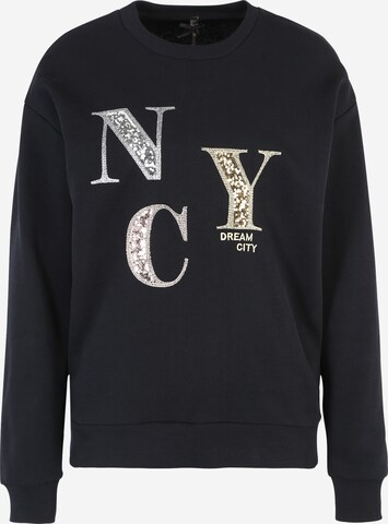 Key Largo Sweatshirt 'NEW YORK' in Black: front